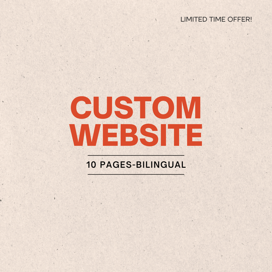 Custom Web Design - 10 Pages Package